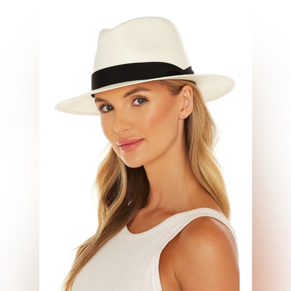 NWT- Rag & Bone Panama Hat in White - Picture 1 of 3
